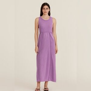 Produce Company Purple Sleeveless Maxi Lagenlook Dress,Boho size M